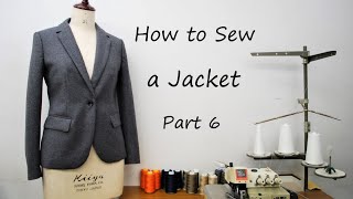 How to sew a jacket  part 6 [upl. by Dinesh537]