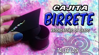 Cajita Birrete recordatorio de GradoTaller Lash [upl. by Nauwaj535]