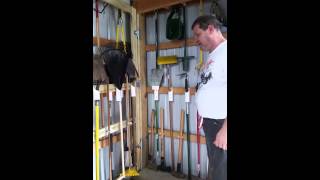 Tool Storage Rack idea for your Garage or Barn [upl. by Charlot]