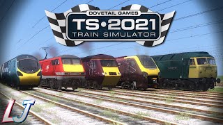 Train Simulator 2021  Modern Express UK Trains Live Race [upl. by Greenman918]