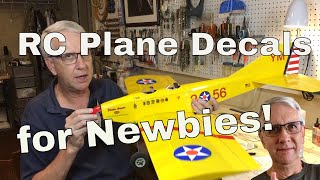 RC Plane Decals for Newbies [upl. by Etnovahs]