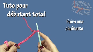 Tuto crochet pour débutant total  Chaînette [upl. by Krisha]