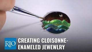 Creating CloisonneEnameled Jewelry with Ricky Frank [upl. by Torbert]