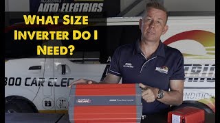 What Size Inverter Do I Need  How to Choose the Right Size Inverter  Accelerate Auto Electrics [upl. by Harac]