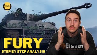 Reaction to the Tank Battle in FURY 2014  4 Shermans VS 1 Tiger [upl. by Aihsekram]