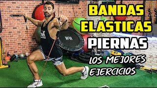 🔴 Ejercicios BANDAS ELASTICAS PIERNAS  MALAGAENTRENA [upl. by Airdnola]