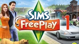 The Sims FreePlay Lets Play Part 1  Tutorials [upl. by Euqinommod]