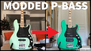 Fender PJ Bass Modded with Musicman Humbucker [upl. by Kurtz360]