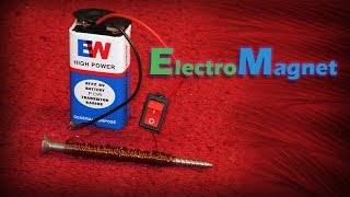 How to Make An Electromagnet  Science Project [upl. by Garibald108]