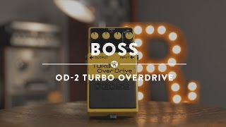 Boss OD2 Turbo Overdrive  Reverb Demo Video [upl. by Anstice835]