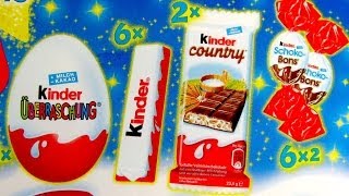 Kinder Surprise Kinder JOY Kinder Chocolate Kinder Bueno White [upl. by Christianson770]