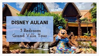 Disney’s Aulani 3 Bedroom Ocean Grand Villa  Full Tour with DVC Cast Member  Ko’Olina  Hawaii [upl. by Ming]