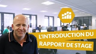 Lintroduction du rapport de stage  Marketing  digiSchool [upl. by Enidan]