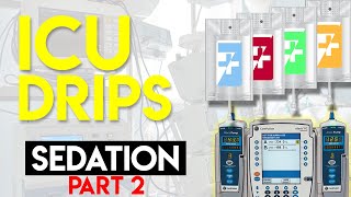 Sedation in ICU Patients Part 2  ICU Drips [upl. by Shererd984]