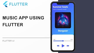 Create a Music Player App Using Flutter [upl. by Treb283]