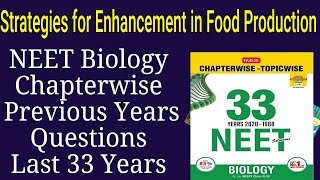 Strategies for enhancement in food production class 12 neet previous year questions [upl. by Aniaj]