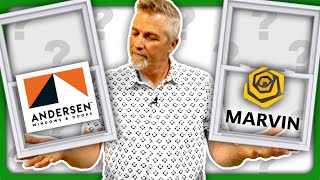 Head To Head Andersen Windows VS Marvin Windows [upl. by Nonnahc755]