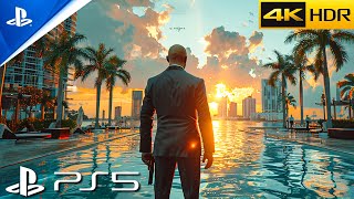 MIAMI PS5 Immersive ULTRA Realistic Graphics Gameplay 4K60FPS Hitman 2 [upl. by Aneelehs]