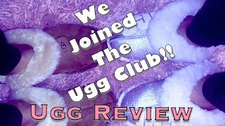 Chestnut Coquette amp Sparkle Ugg Slipper Slides  UGG Review [upl. by Naillik530]