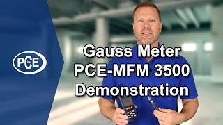 Gauss Meter PCEMFM 3500 Demonstration [upl. by Tap]