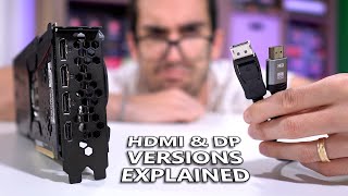 All HDMI and DisplayPort Versions EXPLAINED [upl. by Eremahs]