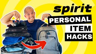 SNEAKY Tips for Packing a Spirit Airlines Personal Item Backpack WARNING Use At Your Own Risk [upl. by Lehcyar758]