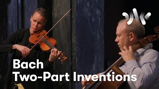 J S Bach TwoPart Inventions BWV 772786 No 1 4 11 and 8 [upl. by Modla]