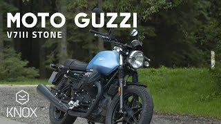 Moto Guzzi V7III Stone  Review from Knox [upl. by Camellia]