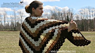 How To Crochet A Beautiful Shells Shawl  Crochet Shawl  EASY [upl. by Yhotmit]