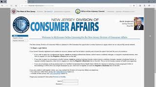 How to Register Online to the NJ Board of Nursing MyLicense Website as a Certified Home Health Aide [upl. by Alisha]