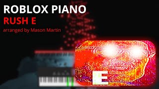 Rush E  SheetMusicBoss ROBLOX Piano [upl. by Drof]