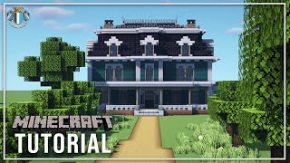 Minecraft 116 Victorian House Tutorial  Minecraft Second Empire House [upl. by Cheslie791]