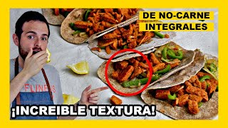 🔶 Como hacer TACOS mexicanos VEGETARIANOSVEGANOS [upl. by Aitropal]