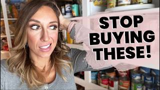 10 things to STOP BUYING to cut your grocery bill in half Jordan Page [upl. by Aynek]