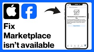 iPhone How to Fix Facebook Marketplace isn’t Available to You Problem 2024 [upl. by Katushka]