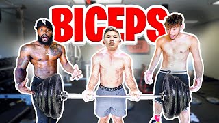 Bicep Curl Strength Challenge with Tristyn Lee amp 2Hype [upl. by Billi]