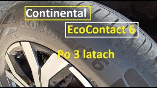 Letnie premium po 3 latach  Continental EcoContact 6  Dacia Sandero 2021 [upl. by Anigue678]