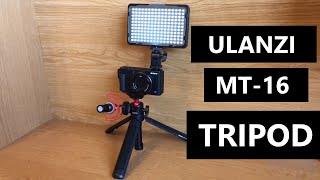 Ulanzi MT16 Extendable Tripod Review 4K in 2021 [upl. by Boyd]