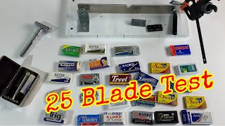 25 Razor Blades durability tested [upl. by Yle]