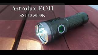 Astrolux EC01 SST40 5000K Green host review [upl. by Tremml]