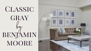 Classic Gray Benjamin Moore [upl. by Anyah6]