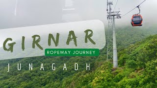 Girnar Ropeway Journey  Junagadh  Gujarat  India  Udan Khatola [upl. by Aneekas]