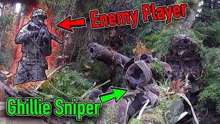 Invisible Ghillie Sniper 👻Unbelievable Airsoft Gameplay [upl. by Aphra312]