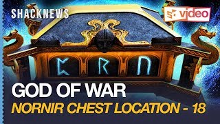 God of War Nornir Chest 18  Midgard  Tyrs Temple [upl. by Mellisent]