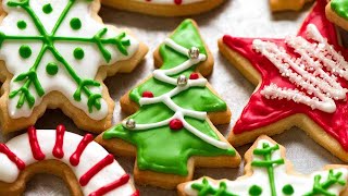 Christmas Cookies Cut out sugar cookies [upl. by Sennahoj823]