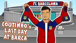 👋Coutinhos Last Day at Barcelona👋 Coutinho Bayern Munich Loan Parody [upl. by Noram]