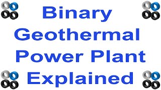 How Binary Geothermal Power Station Works [upl. by Alviani]