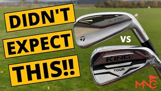 THIS SHOCKED ME Cobra King Tour Iron v TaylorMade P770 Iron [upl. by Poppas]