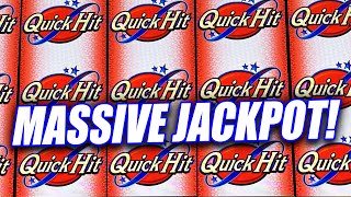 QUICK HIT HIGH LIMIT PROGRESSIVE JACKPOT WIN ★ MASSIVE JACKPOT WIN ON YOUTUBE [upl. by Llieno]