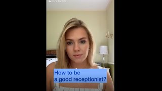 7 RECEPTIONIST INTERVIEW Questions and Answers PASS [upl. by Airod]